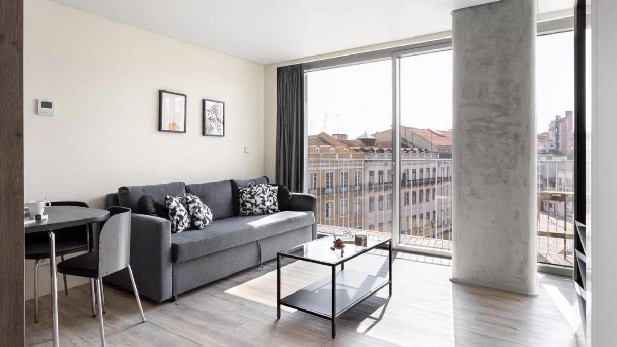 Amazing Central Studio With Balcony & Gym 1 * Lissabon